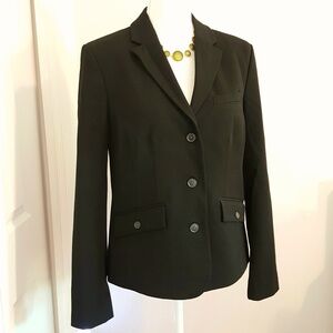 Eddie Bauer Black Career Blazer - EUC Size 10
